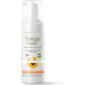 Bottega Verde - Estratti di Bellezza, Bubble Mousse Micellare, 100 ml, Detergente Viso Effetto Bolle con Camelia e Albicocca, Rimuove Trucco e Impurità, per Tutti i Tipi di Pelle