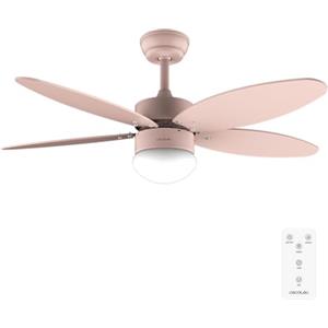 Cecotec - Ventilatore da Soffitto con Luce EnergySilence Aero 4260 Full Orange - 40 W con Motore DC e 42" con Luce LED, Telecomando, Timer, 6 Velocità e 5 Pale Reversibili