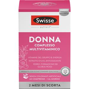 Swisse Multivitaminico Donna - Integratore Alimentare con 13 Vitamine e Minerali - 60 Compresse