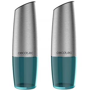 Cecotec Macinino elettrico per caffè e spezie InstantMill Gravity Duo, Corpi in acciaio inox con funzione di gravità, smerigliatrice in ceramica