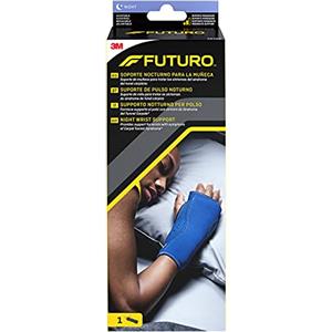 Futuro Supporto Notturno per Polso (13.3 - 22.9 cm) - Fornisce Supporto ai Polsi con Sintomi da Sindrome del Tunnel Carpale, Regolabile