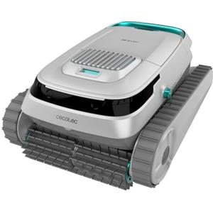 Cecotec Robot Pulitore per Piscina Senza Fili Conga Pooldroid 5000 TotalClean Pearl, Pareti e Linea di Galleggiamento, Fino 100 m2, Pendenza 90º, Autonomia 100 min, Capacità 4 L
