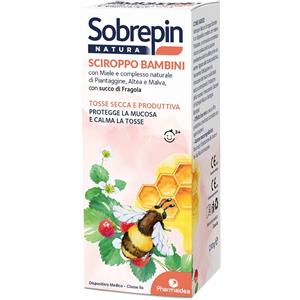 PHARMAIDEA Srl SOBREPIN NATURA SCIROPPO BAMBINI 180 ML - Scadenza del prodotto 30/09/2026