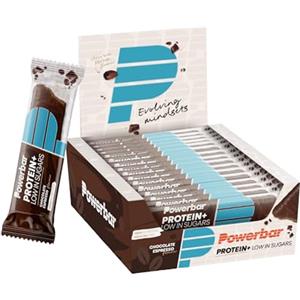 Powerbar Protein Plus Low Sugar Chocolate Espresso 16x35g - Barrette Proteiche a Basso Contenuto di Zuccheri