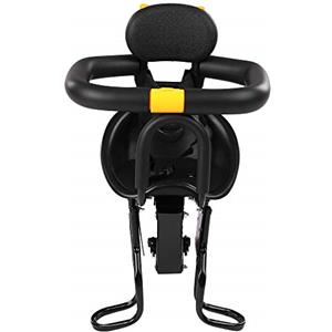 Irfora Sicurezza Bambino Seggiolino Bici Bici Anteriore Bambino Seggiolino Bambini Sella con Pedali Supporto Posteriore per MTB Bici