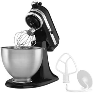 KitchenAid Classic 5K45SSEOB Robot da Cucina, Metallico, 275W, Nero