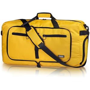 Fmeida 65L Borsone da Viaggio Unisex Adulto, Grande Borsone Palestra con Scomparto per Scarpe e Tracolla, Impermeabile Duffel Bag Borsa Sportivo