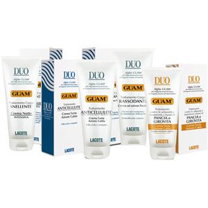 Guam Duo Crema Pancia e Girovita 150ml - Trattamento Caldo per Snellimento e Rimodellamento con Fucus e Pepe Rosa