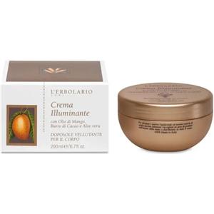 L'Erbolario Crema Illuminante Doposole 200 ml - Idratante e Nutriente con Paillettes Dorate