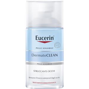 Eucerin DermatoClean Struccante Occhi Waterproof 125 ml - Delicato su pelle sensibile, rimuove trucco waterproof