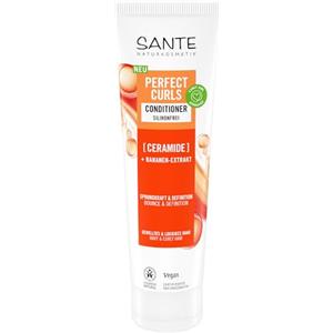 SANTE Naturkosmetik Perfect Curls Conditioner Ceramide, 150 ml, balsamo per capelli con ceramidi e banana, idratante per ricci e capelli ondulati, senza silicone, delicato e vegano