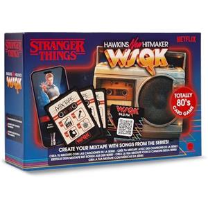 IMC Toys STRANGER THINGS HAWKINS HITMAKER Giochi di carte Gioco di Carte Ispirato alla Serie Stranger Things: Scansiona, Indovina, Completa il Tuo Mixtape... e Vinci la Partita!