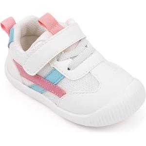 flintronic Scarpe Neonato,Scarpine per i Primi Passi, Traspiranti e Antiscivolo, per Neonati e Unisex-Bimbi