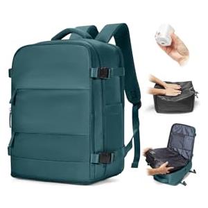 BJLFS Zaino Ryanair 40x30x20 Donna Zaino da Viaggio aereo Bagaglio a mano 40x30x20 Sottovuoto con porta scarpe Borse da Cabina per Wizzair Zaini Casual impermeabile per laptop da 14 pollici