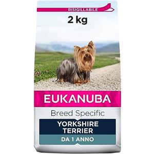 Eukanuba Breed Specific Alimento Secco per Yorkshire Terrier Adulti, Cibo per Cani Adattato in Modo Ottimale alla Razza 2 kg