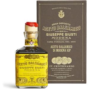 Giusti - Aceto Balsamico di Modena IGP 4 Medaglie d'oro - Cubica 250ml con astuccio