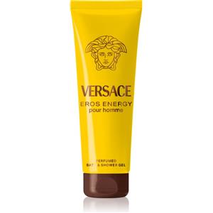 Versace Eros Energy Gel Doccia 250ml - Fragranza Agrumata-Legnosa per Uomo Sicuro di Sé