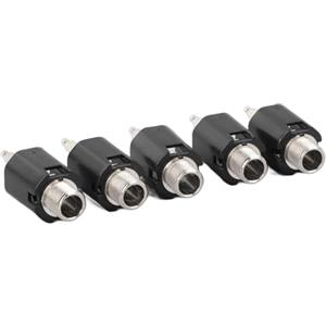 LiebeWH 5 Pz 6.35mm Presa Jack Stereo Connettore 3P Pickup Jack Presa 6.5mm Femmina 2 Canali Ingresso Connessione Jack per Chitarre Elettriche