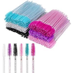 ANNAFRIS 300pcs Pennello per Ciglia Set Applicatori Ciglia Pennelli Spazzola Spazzole di Trucco(LashBrush-B Crystal)
