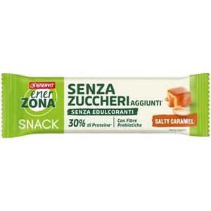 Enervit EnerZona Snack Salty Caramel - Barretta proteica con arachidi e cacao, 33 g