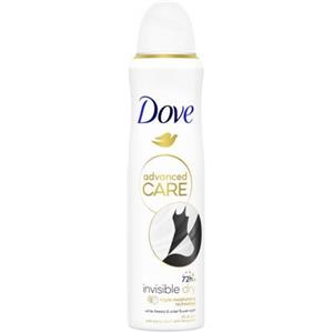 Dove Advanced Care Invisible Dry Spray 150 ml - Deodorante con Formula Anti-Macchia e Protezione Fino a 72 Ore