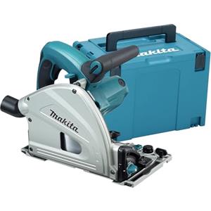 Makita SP6000J Sega ad Affondamento 1300W, 16,5 cm, 5800 Giri/min, Nero e Blu, con Valigetta MAK-PAC