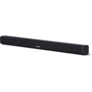 Sharp HT-SB110 Soundbar 80 cm, 90 W, 2.0, Bluetooth, HDMI ACR-CEC, audio ottico, ingresso AUX, telecomando, nero lucido