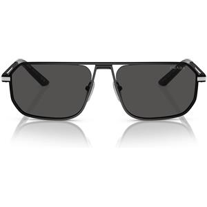 Prada Occhiali da Sole PRA53S 1BO5S0 Nero Opaco/Grigio Scuro Uomo