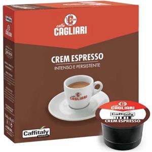 Caffitaly Capsule Caffè Crem Espresso Cagliari - 48 Capsule Monodose da 8g, Intensità 8/10