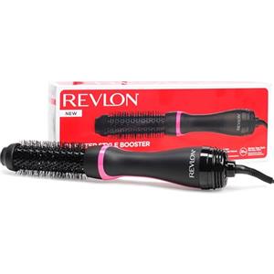Revlon RVDR5292UKE One-Step Style Booster Spazzola tonda per asciugatura e messa in piega in un solo passaggio, 38 Mm (Setole Termiche, Ceramica, Ionic + Ceramic Technology), Nero/Rosa