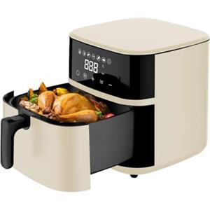 Wintem - Frya Friggitrice ad Aria 4,5L con 7 Programmi di Cottura e Display LED Touch 1800W