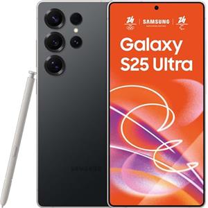 Samsung Galaxy S25 Ultra Smartphone AI, 3 anni di Garanzia del produttore, Display 6.9'' QHD+ Dynamic AMOLED 2X, Fotocamera 200MP, RAM 12GB, 256GB, 5.000 mAh, Titanium Black [Versione italiana]