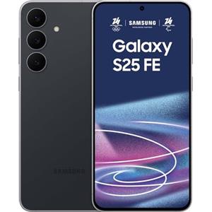 Samsung Galaxy S25 FE Smartphone AI, 3 anni di Garanzia del produttore, Display Dynamic AMOLED 2X 6.7'', Fotocamera 50MP, IP68, 8GB RAM, 256GB, Batteria a lunga durata, Jetblack [Versione Italiana]