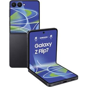 Samsung Galaxy Z Flip7 Smartphone AI pieghevole, 3 anni di Garanzia del produttore, RAM 12GB, 512GB, Display 4,1" Super AMOLED/6,9" Dynamic AMOLED 2X, Fotocamera 50MP, Jetblack [Versione italiana]