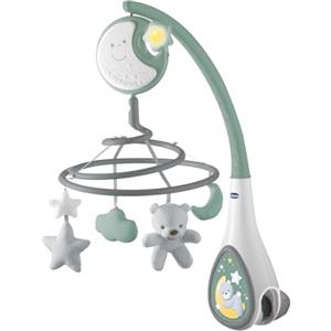 Chicco Next2Dreams Giostrina Culla Neonato 3in1 con Carillon Elettronico per Culle e Lettini, Compatibile con Culla Next2Me, con Effetti Sonori, Proiettore di Luce Soffusa, Musica, 0+ Mesi, Verde