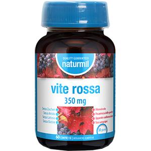 Dietmed Italia Srl Vite Rossa Naturmil 350 mg - Integratore Alimentare con Vitamina C per Vasi Sanguigni e Microcircolo - 60 Compresse