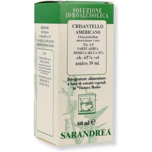 SARANDREA Crisantello Americano Gocce/Tintura Madre 60ml - Integratore Alimentare Naturale