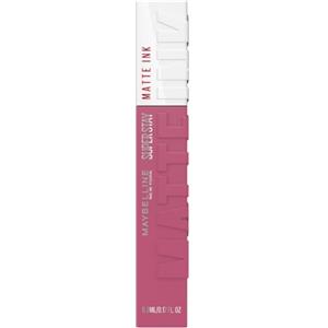 Maybelline New York Tinta Labbra a Lunga Durata, Effetto Matte e Colore Intenso, Tenuta fino a 16 Ore, No Transfer e Senza Sbavature, SuperStay Matte Ink, Tonalità: Successful (165), 5 ml
