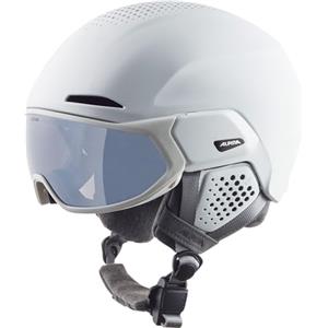 ALPINA Alto Q Lite, Casco da Sci Unisex Adulto, White Matt, 51-55 cm
