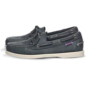 Sebago DOCKSIDES PORTLAND CRAZY H, Scarpe da Barca, Uomo, Verde (Green Military 909), 41.5 EU