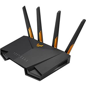 ASUS TUF Gaming AX3000 V2 - Router Gaming Dual Band WiFi 6 802.11ax, Per Modem Operatore e ONT, Porta 2.5Gbps, Modalità Mobile Game, Supporta Mesh WiFi, Gear Accelerator, Adaptive QoS, Nero