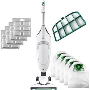 GREENELF Scopa Elettrica Folletto VK220s Nuovo, Potente - Completa di 2 Anni di Accessori Compatibili inclusi | Iconico Kobold Folletto Aspirapolvere con Filo, Facile da Usare | Garanzia di 24 Mesi