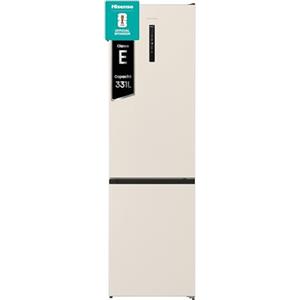 Hisense Frigorifero Combinato 331L No Frost Classe E Colore Crema con Display LED