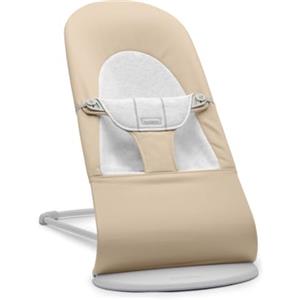 BabyBjörn Seggiolino Balance Soft - Ergonomico, Tessuto Jersey, Beige/Grigio, per bambini da 0 a 2 anni (3,5-13 kg)