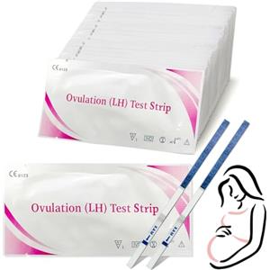 nailgeler 50 pezzi Test di Ovulazione, Sensibilità da 25 miu/ml, Test Ovulazione Ultrasensibili, Aumenta le tue Probabilità di Rimanere Incinta, Bastoncini Sensibili Predittivi di Fertilità