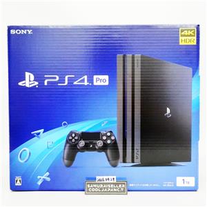 Sony PS4 PlayStation 4 Pro Jet Black 1TB Console CUH-7200BB01 Giappone NUOVO