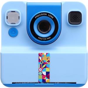 ARTOCT Fotocamera istantanea da 2,4 pollici con schermo HD da 24 MP Foto 1080P Video Multifunzionale Macchina fotografica di stampa termica per studenti Creatori (blu)