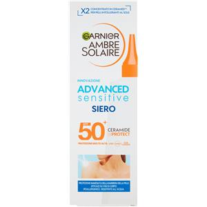 Garnier Ambre Solaire Advanced Sensitive Spf 50+ Serum Ipoallergenico 125ml