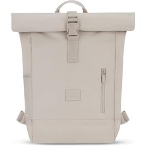 Johnny Urban Zaino Donna e Uomo Beige - Robin Small - Zainetto Rolltop per Lavoro Viaggio Università -Scomparto per Laptop 12 Pollici - Sacca Casual per Ufficio e Lavoro - Idrorepellente