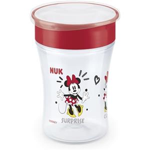 NUK Magic Cup bicchiere antigoccia | 8+ mesi | 230 ml | Bordo 360° anti-rovesciamento per bere da qualsiasi lato | A prova di perdite | Lavabile | Disney Minnie